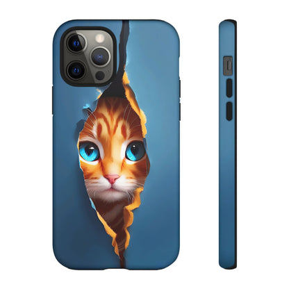 Curious Kitten Tough  Case for iPhone