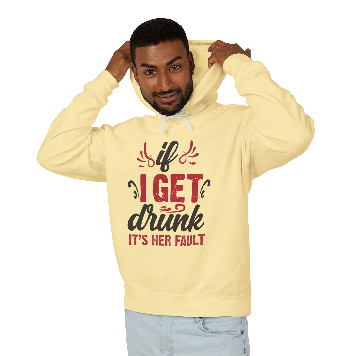 Playful Lightweight Hooded Sweatshirt, Perfect for Parties
