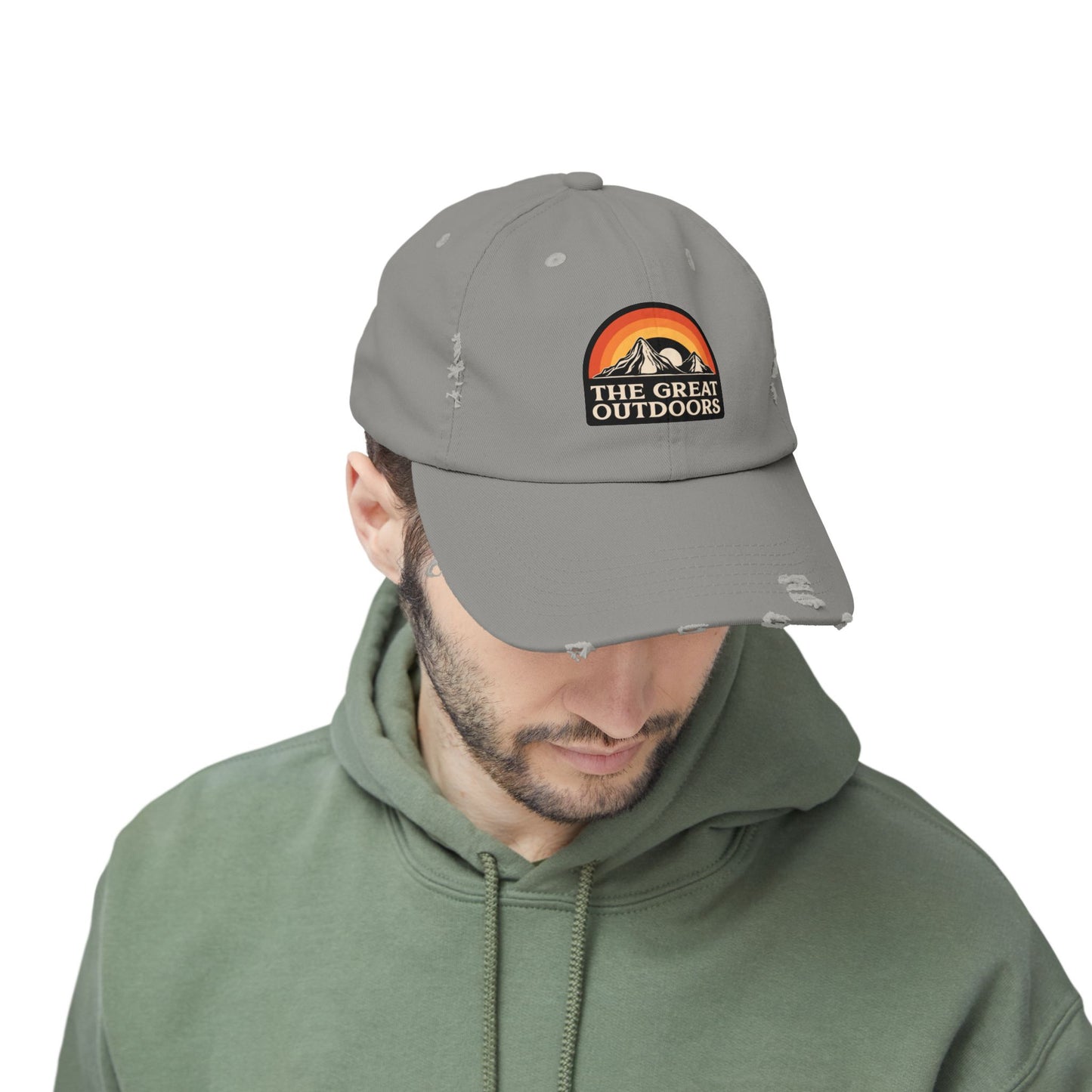 The Great Outdoors Unisex Distressed Cap