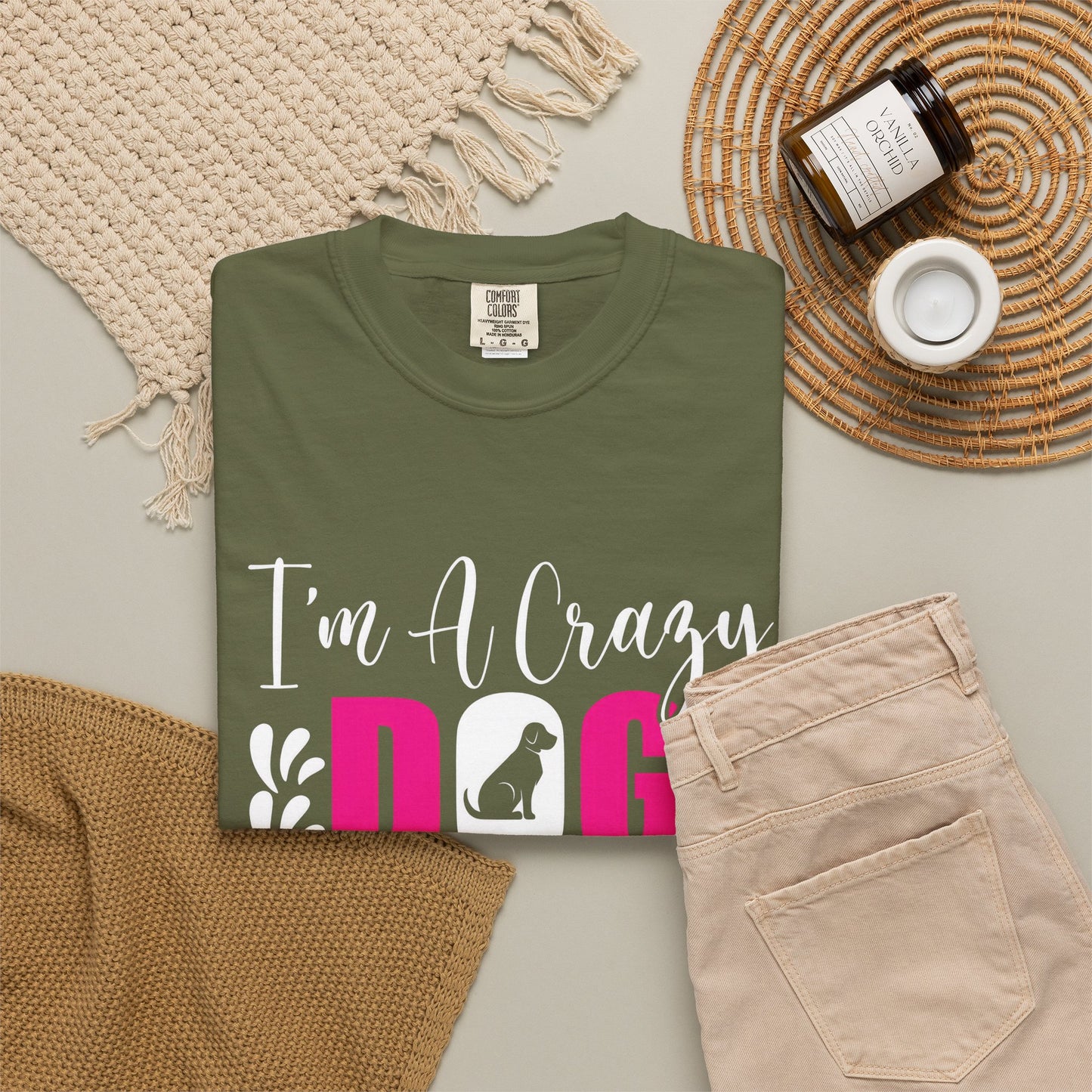 Crazy Dog Mom Unisex T-Shirt - Perfect Gift for Dog Lovers
