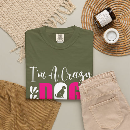 Crazy Dog Mom Unisex T-Shirt - Perfect Gift for Dog Lovers