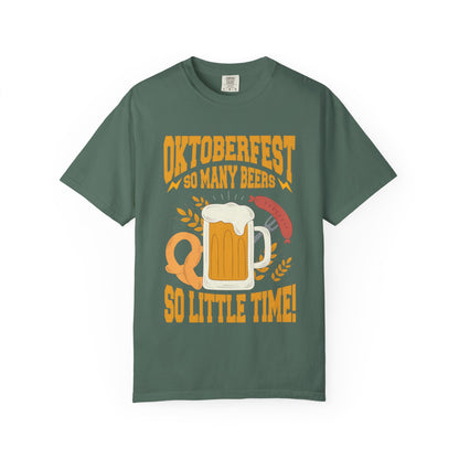 Oktoberfest Graphic Unisex T-Shirt - Celebrate with Beer & Pretzels