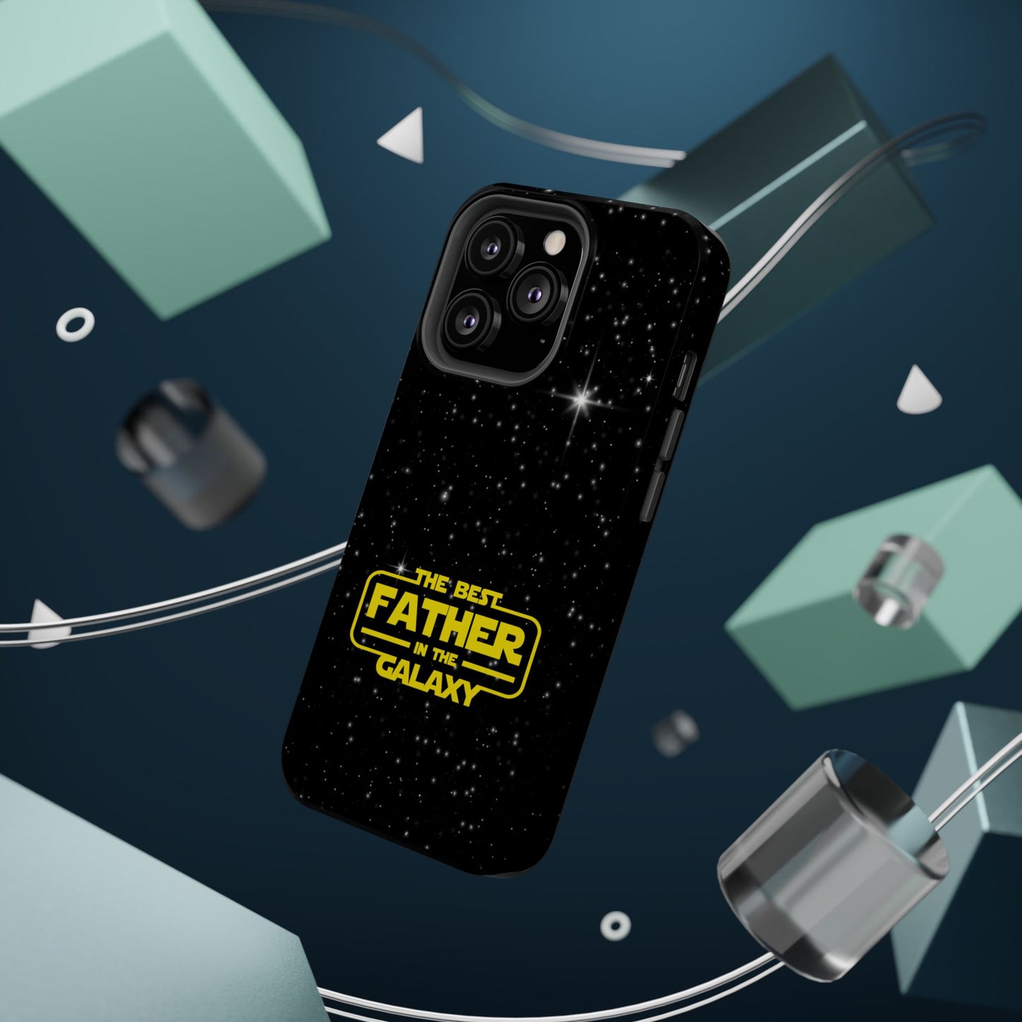 Galaxy-Themed iPhone Magnetic Case - Perfect Gift for the Best Father