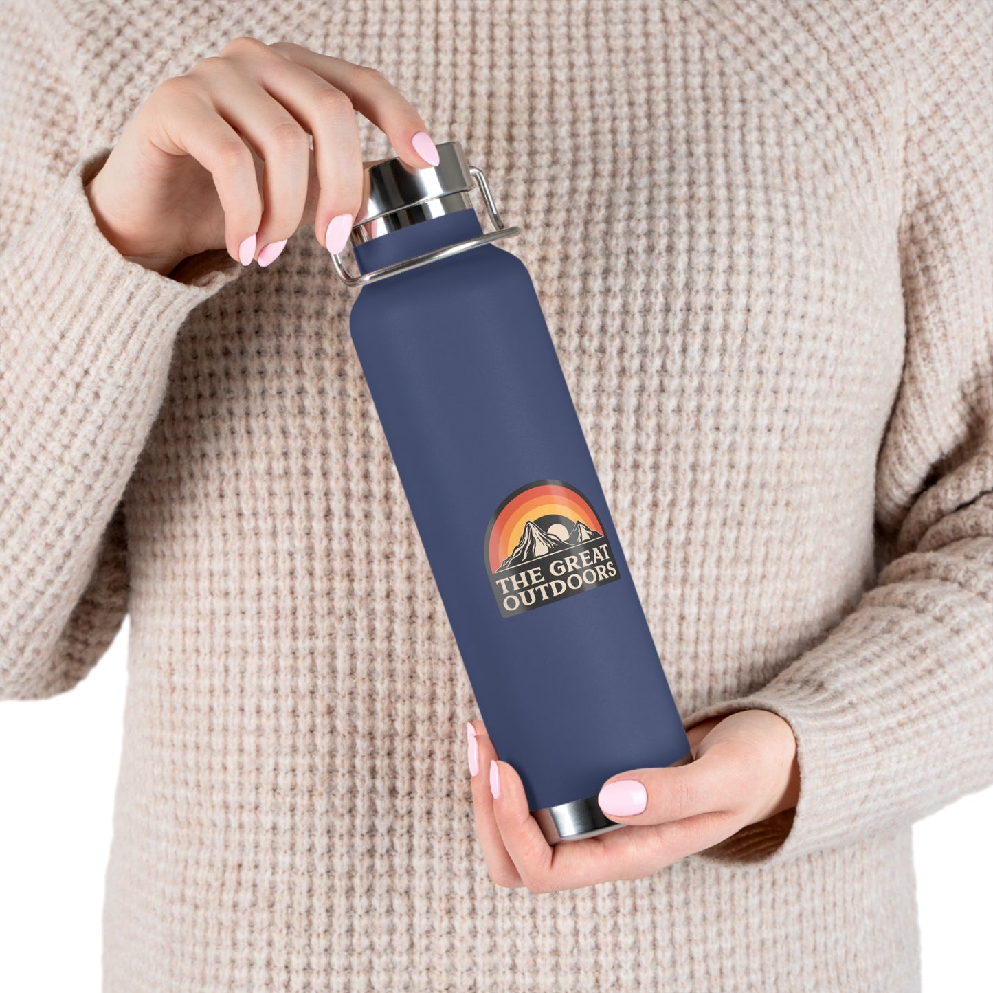 The Great Outdoors Copper Vacuum Insulated Bottle, 22oz