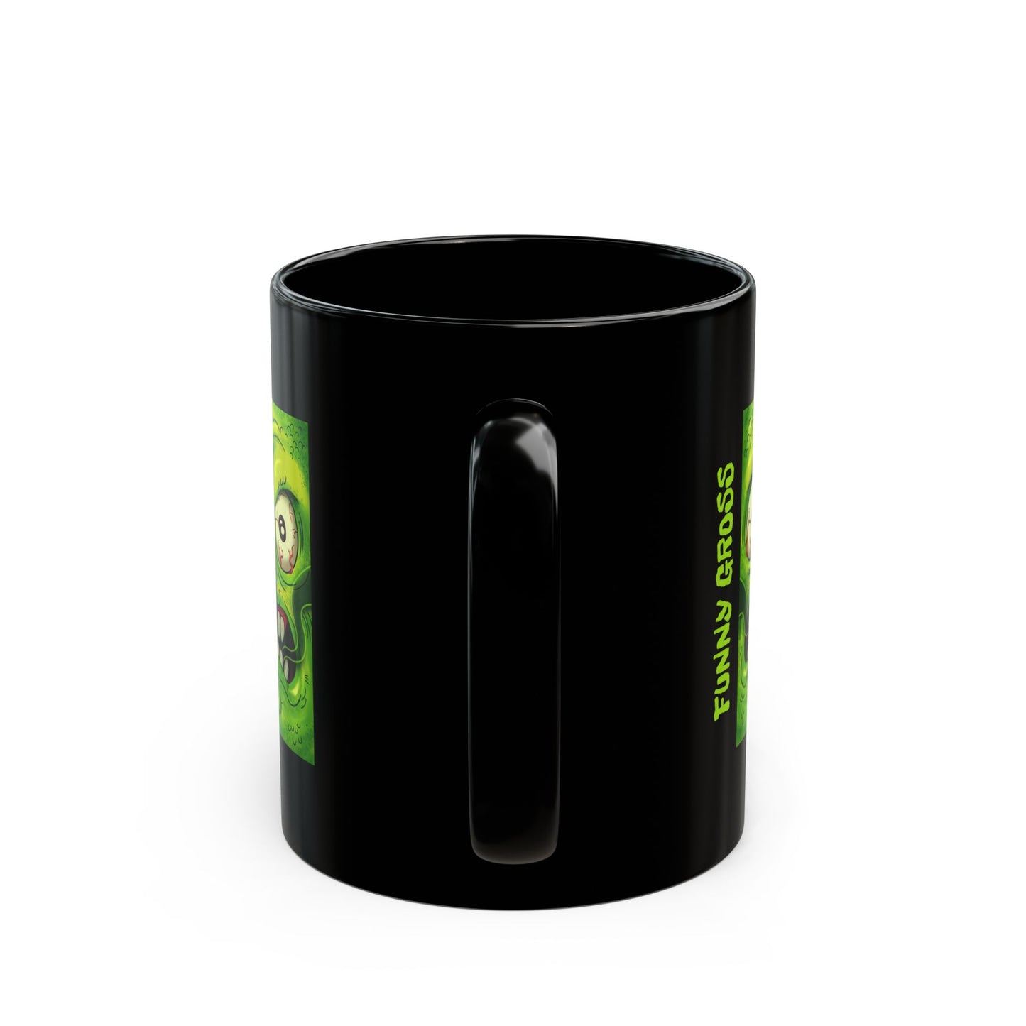 Funny Gross  Black Mug (11oz)