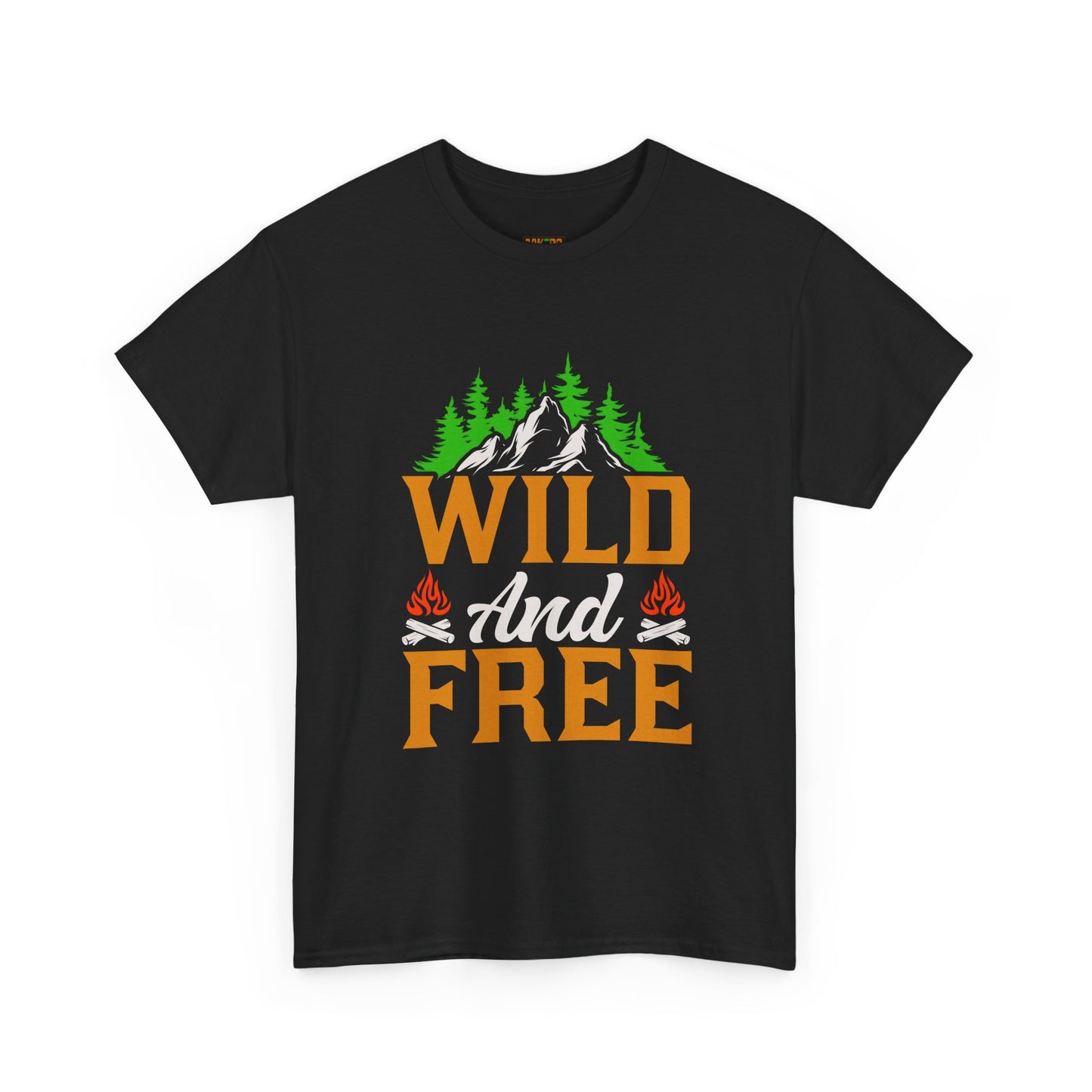 Wild and Free Unisex Heavy Cotton Tee - Perfect for Adventure Lovers