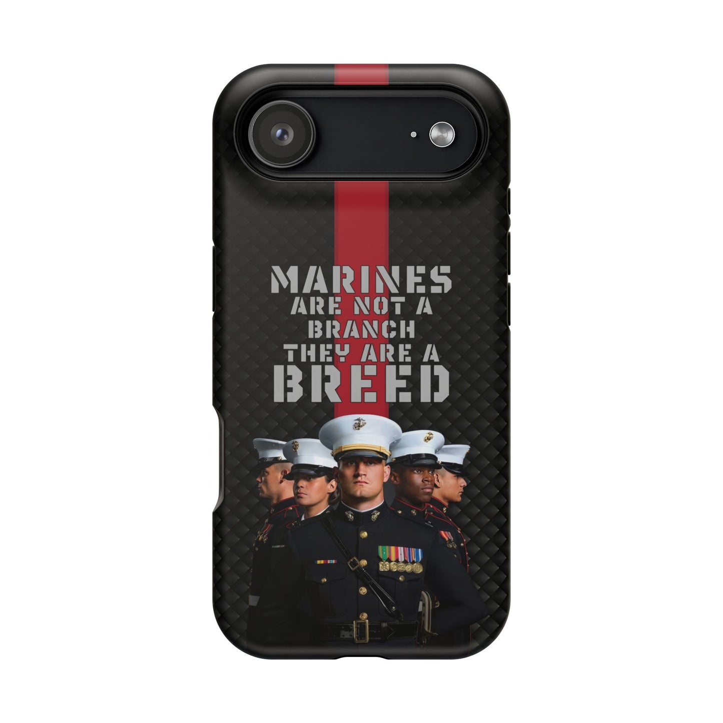 Marines Magnetic Tough Case - "Not a Branch, a Breed" Military iPhone Cover