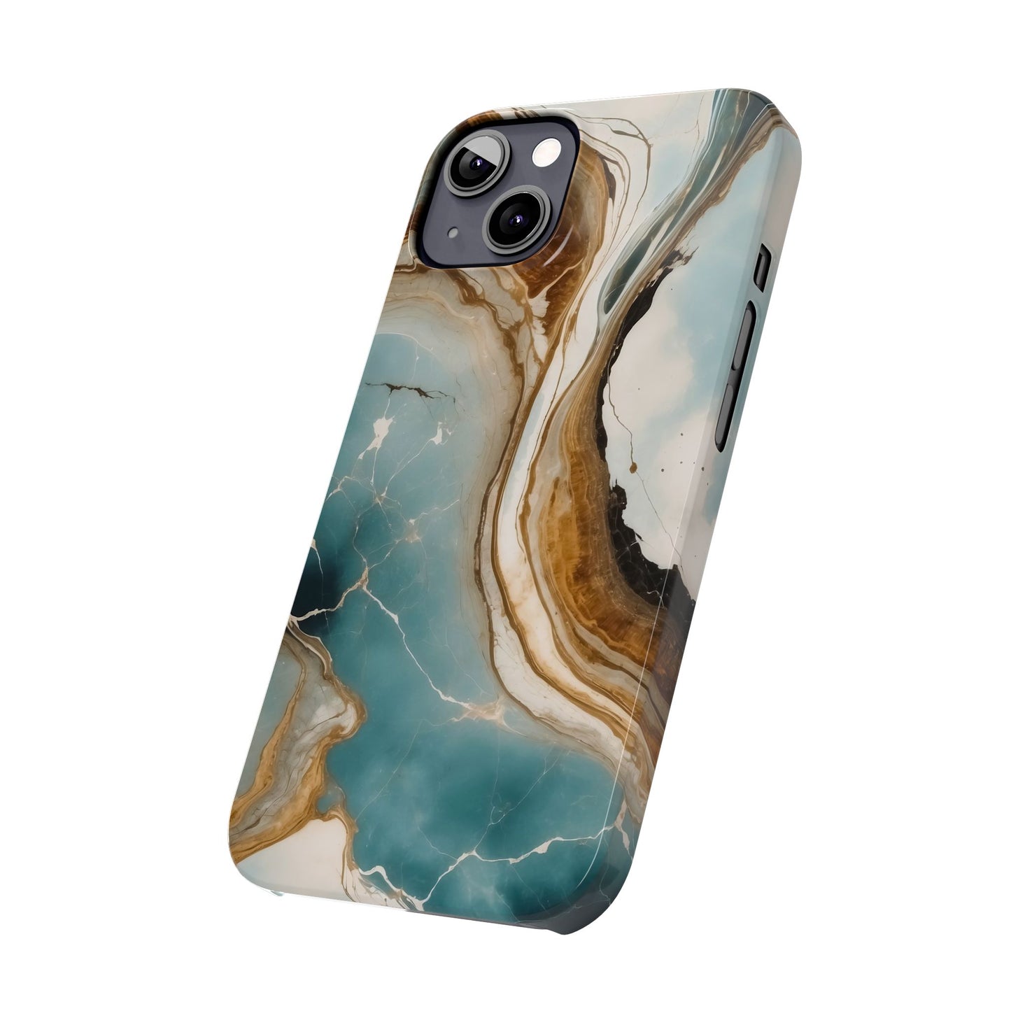 Marble Slim Phone Case, Stylish Protective Cover