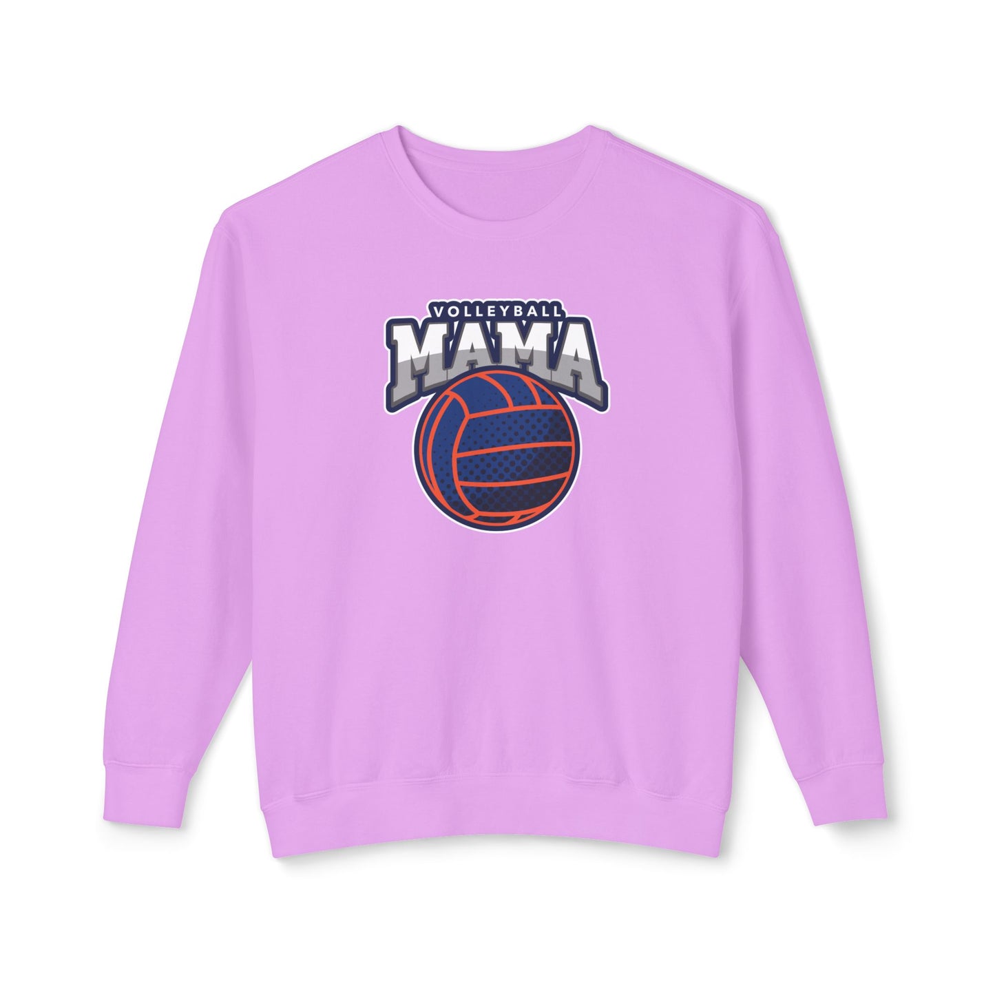 Volleyball Mama Unisex Lightweight Crewneck Sweatshirt