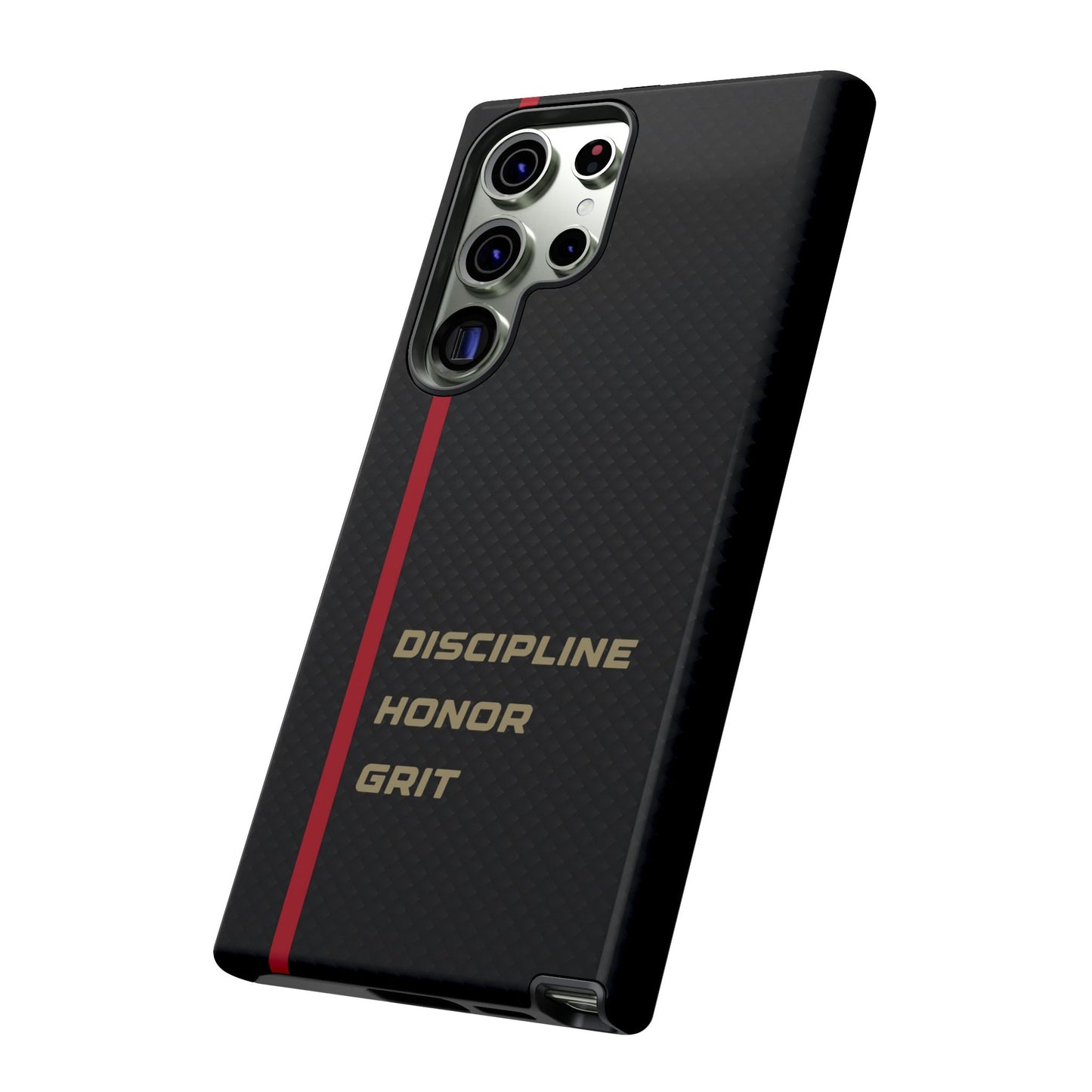 Discipline, Honor, Grit Impact-Resistant Phone Case