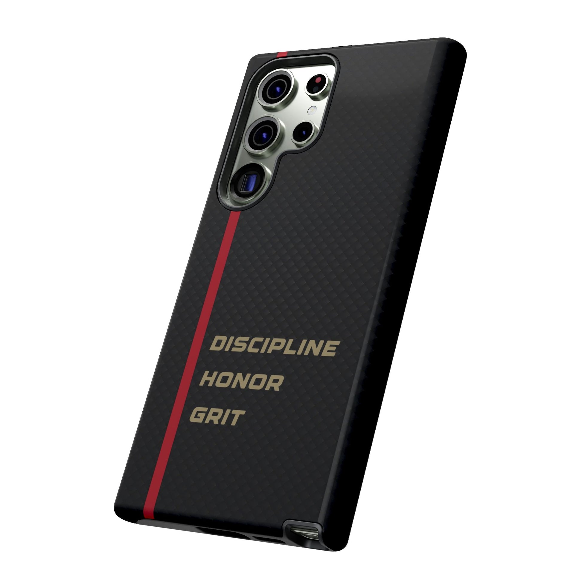Discipline, Honor, Grit Impact-Resistant Phone Case