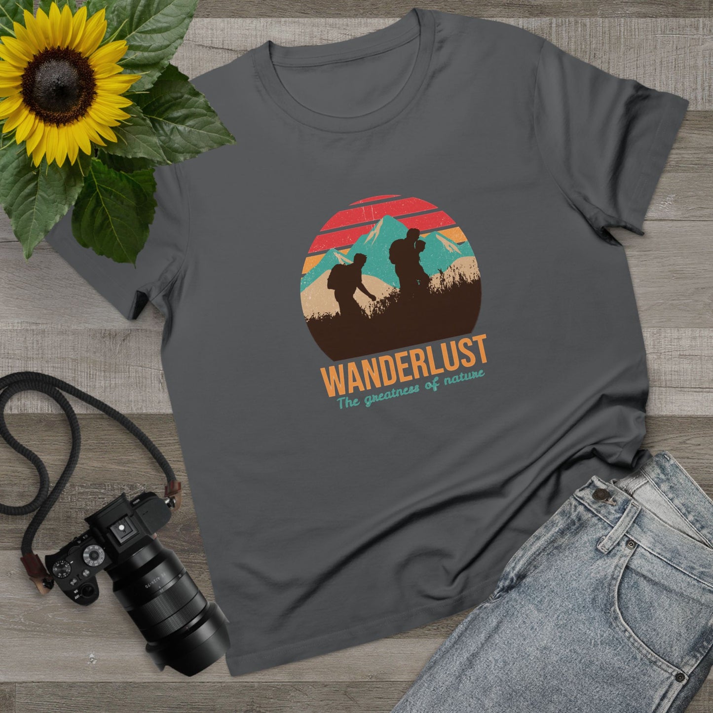 Wanderlust The Greatness Of Nature  Women’s Maple Tee