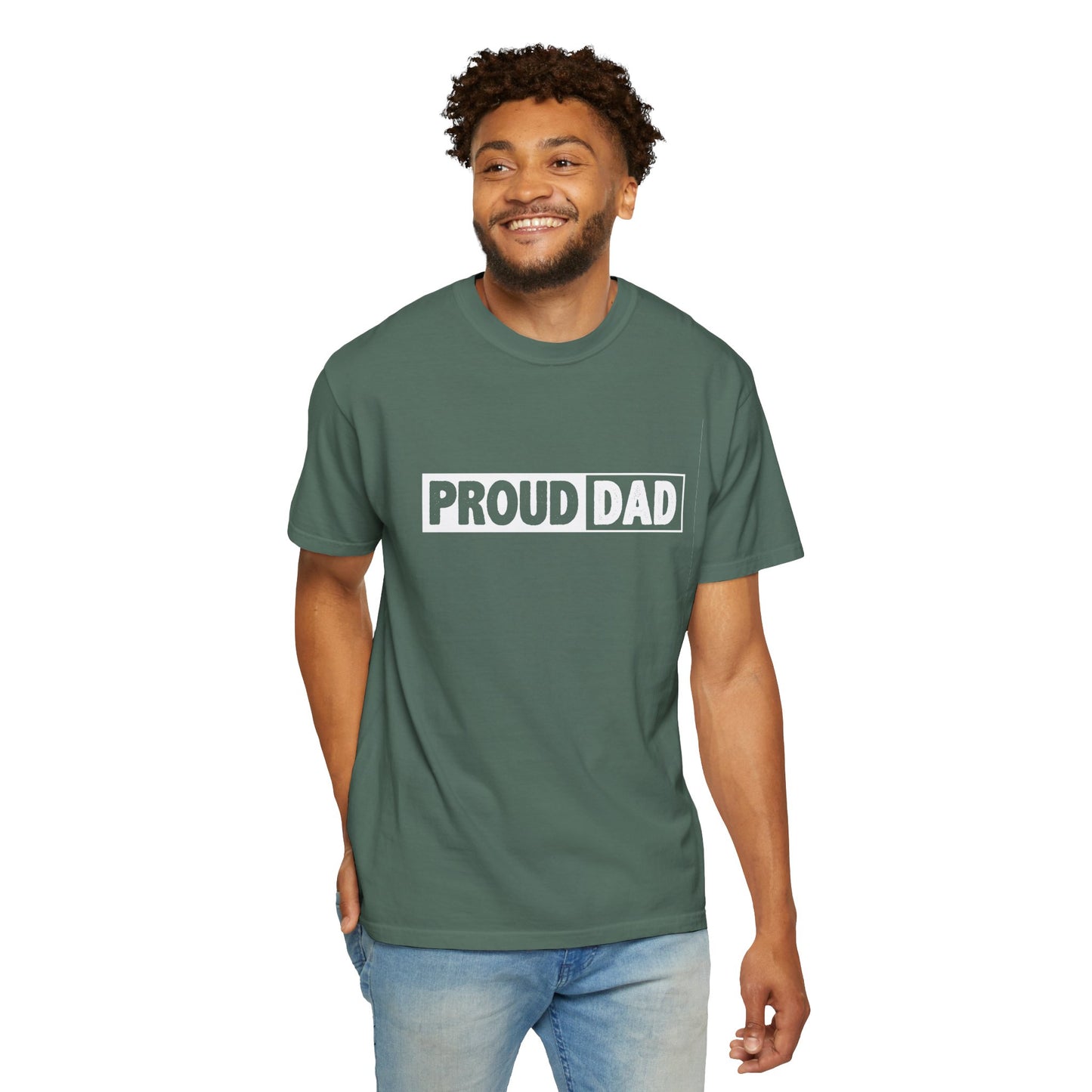 Proud Dad T-Shirt | Comfortable Unisex Garment-Dyed Tee
