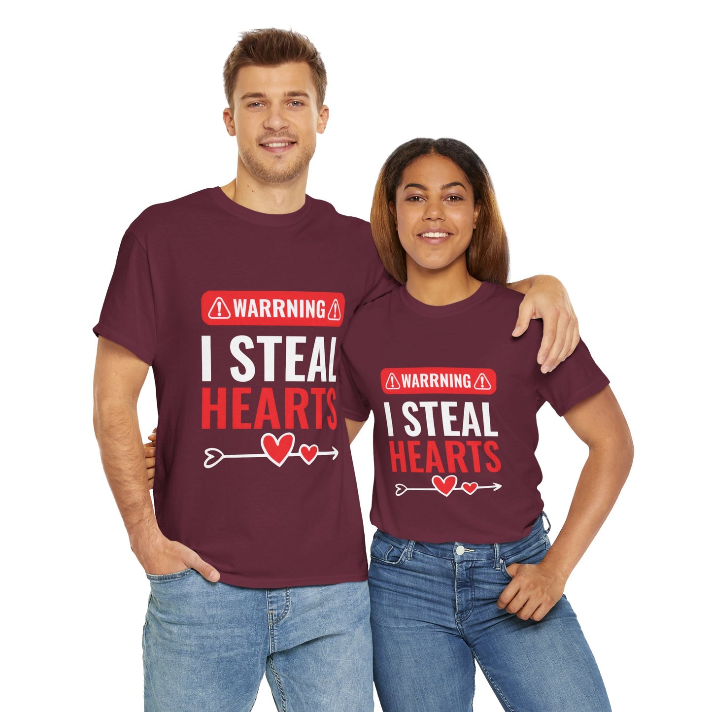 Warning I Steal Hearts Tee