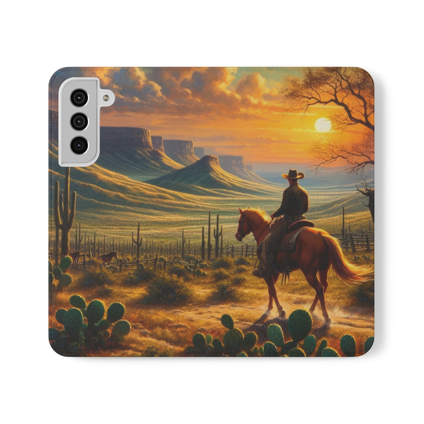 Texas Sunset Flip Cases