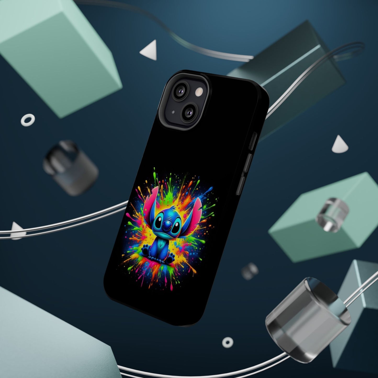 Colorful Cartoon Phone Case, Magnetic Tough Cover