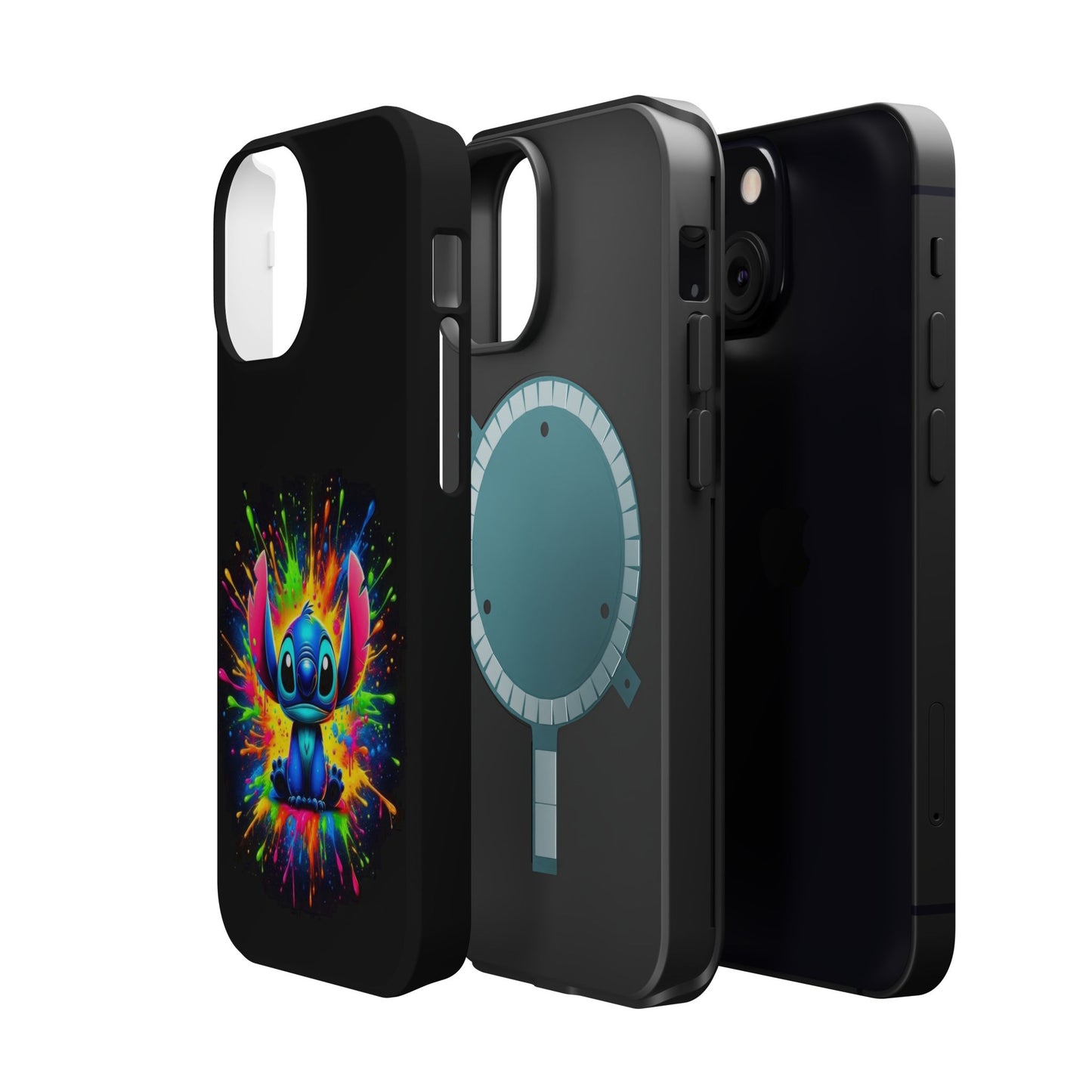 Colorful Cartoon Phone Case, Magnetic Tough Cover