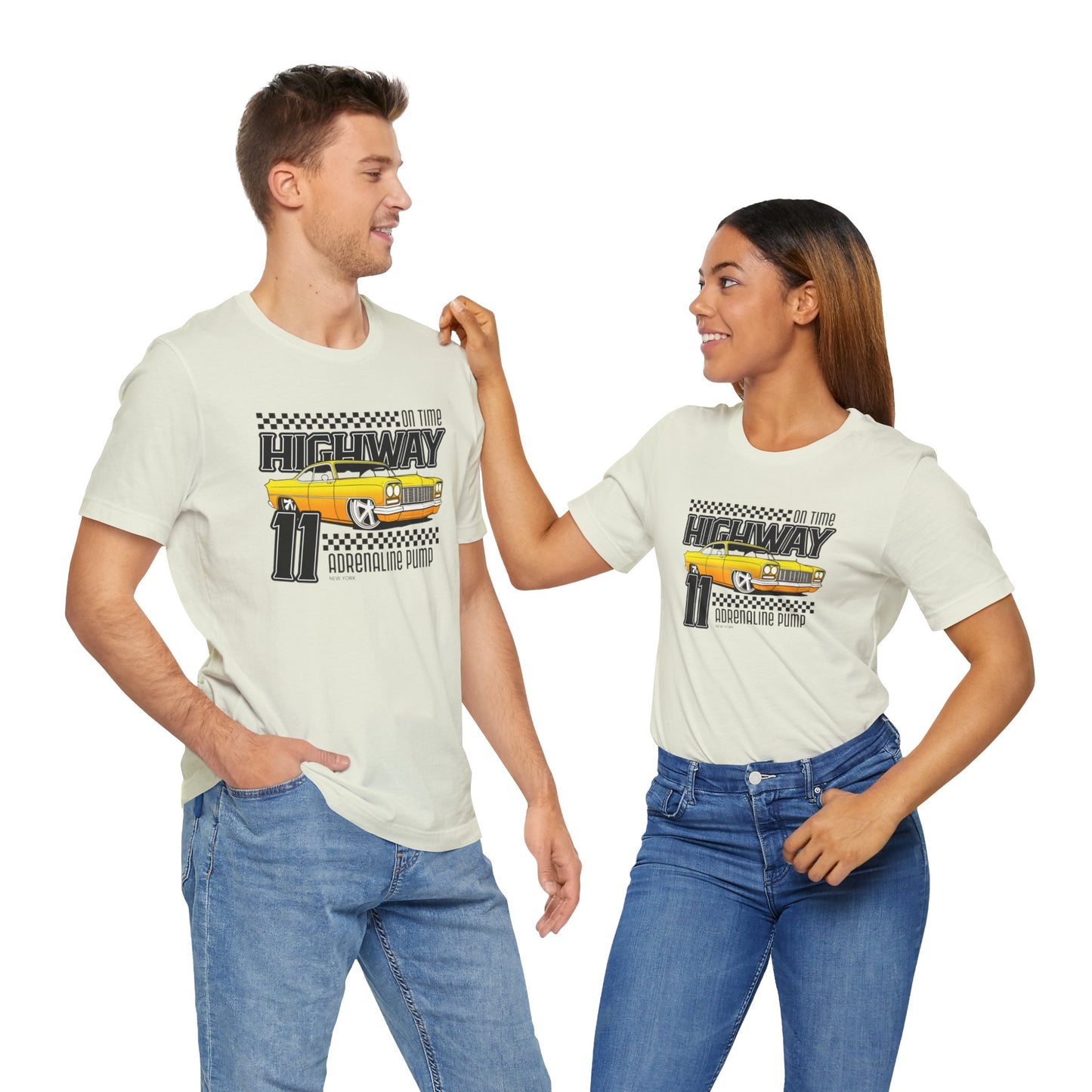 On Time Highway Adrenaline Pump Unisex Jersey Short Sleeve Tee