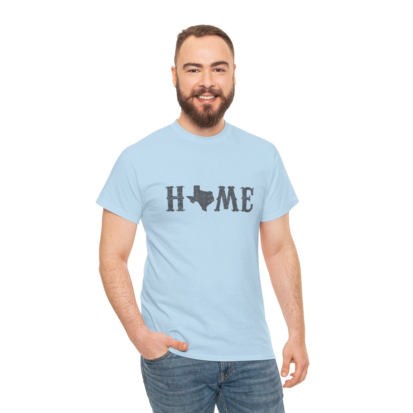 Home State Unisex Heavy Cotton Tee - Texas Pride Shirt