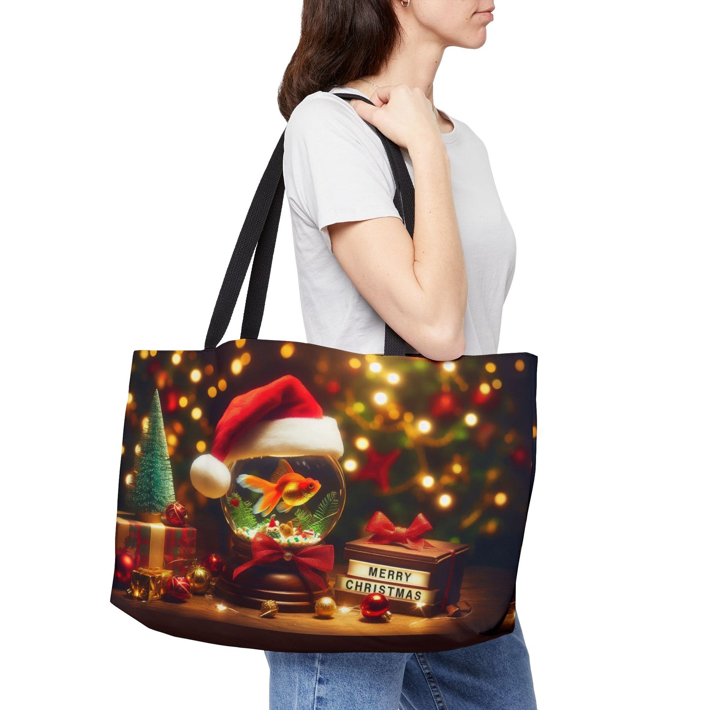 Merry Fin-tastic Wishes  Tote Bag