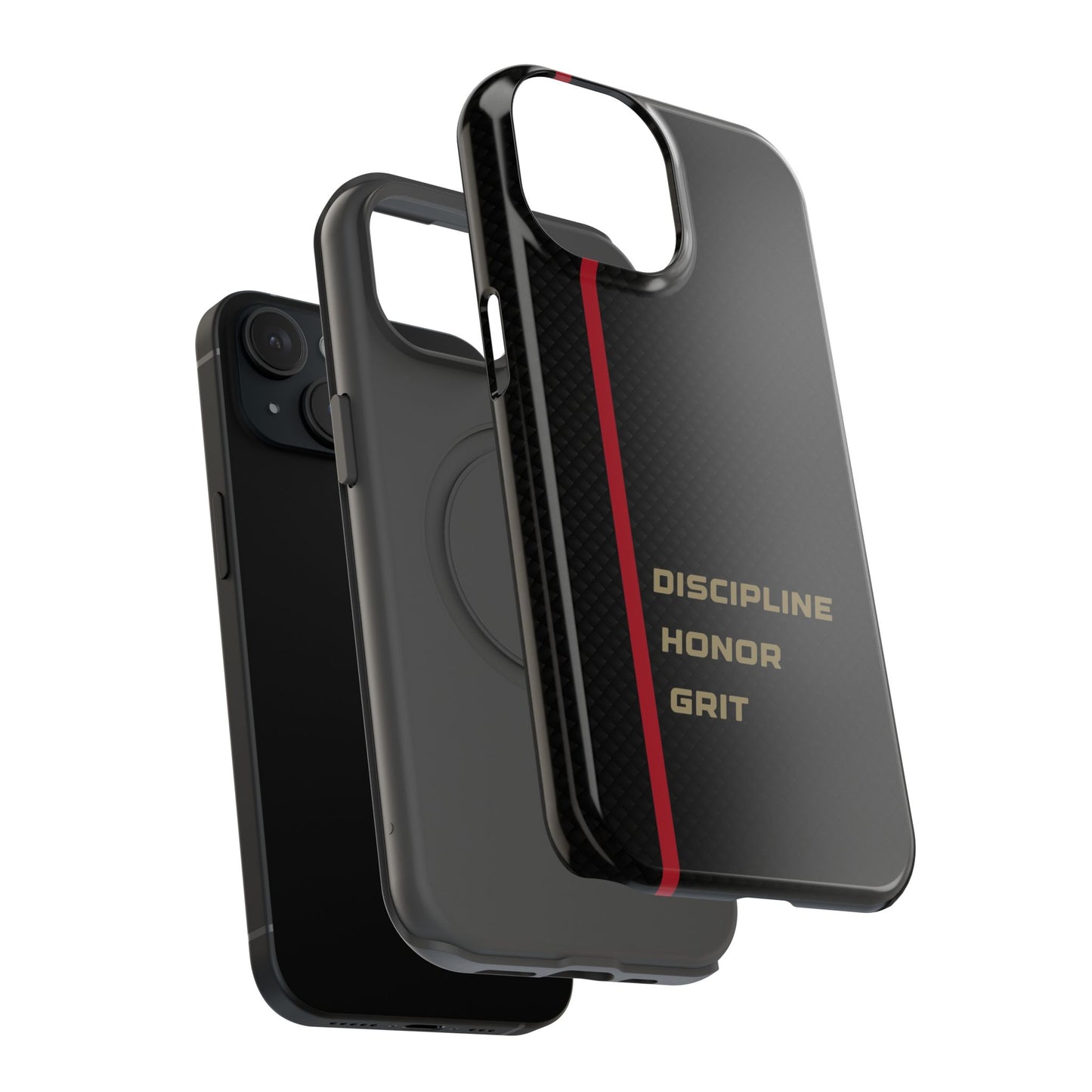 Discipline, Honor, Grit Impact-Resistant Phone Case