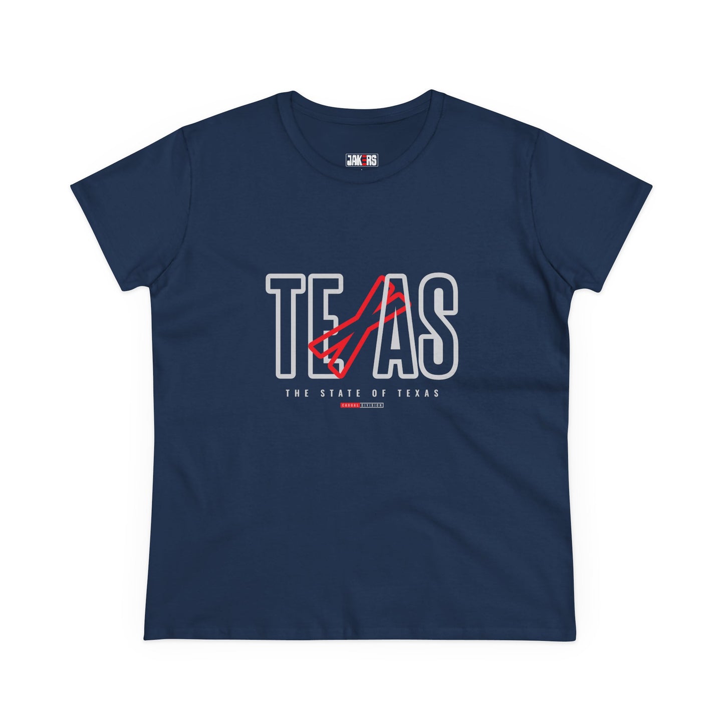 Texas State Graphic Women's Midweight Cotton Tee