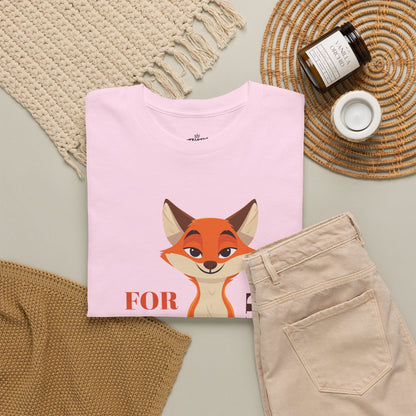 Funny For Fox Sake Unisex Tee, Humorous Graphic T-Shirt
