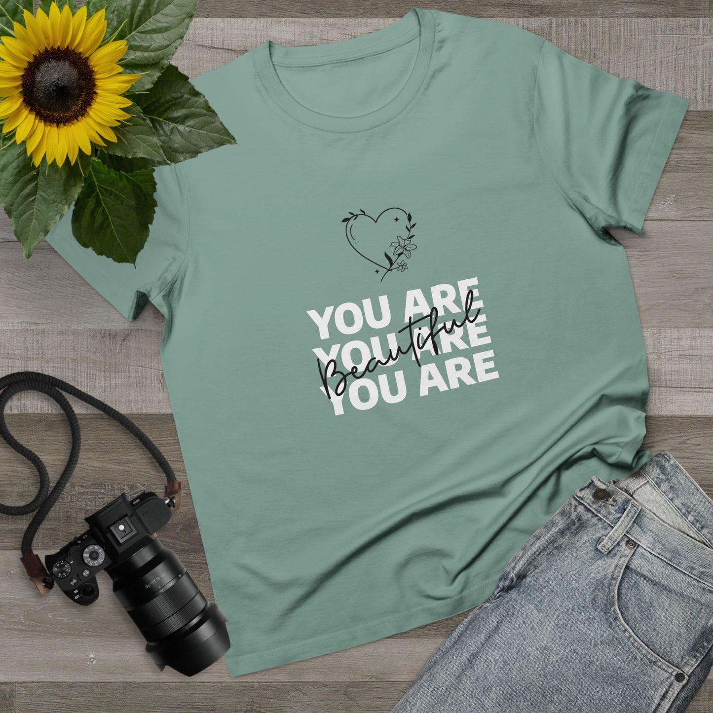 You Are Beautiful Women’s Maple Tee