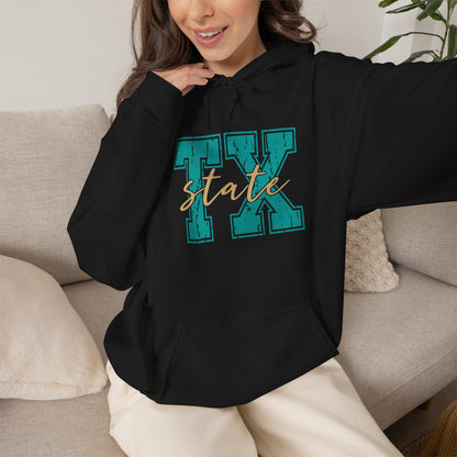 TX State Hooded Sweatshirt
