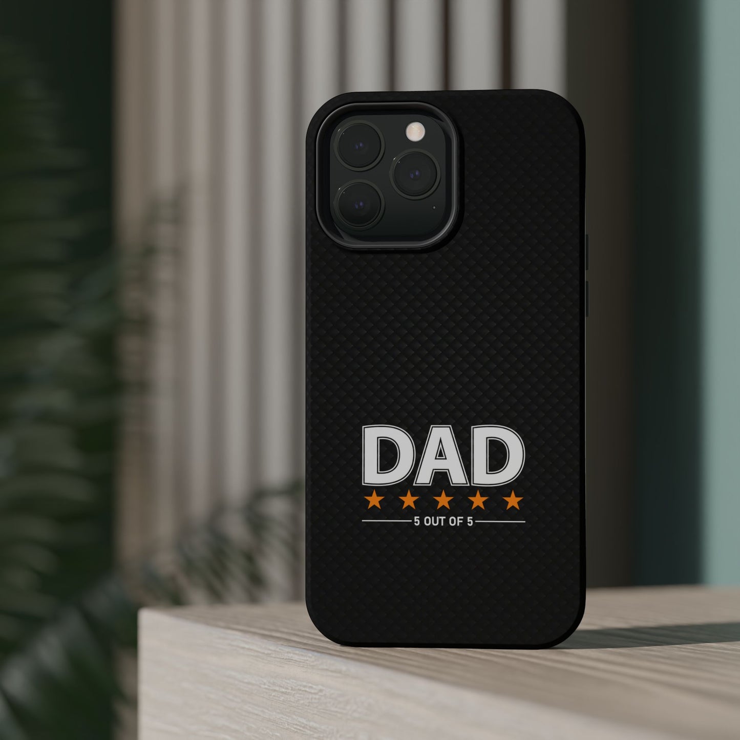 Dad 5 Out of 5 Stars Magnetic Phone Case