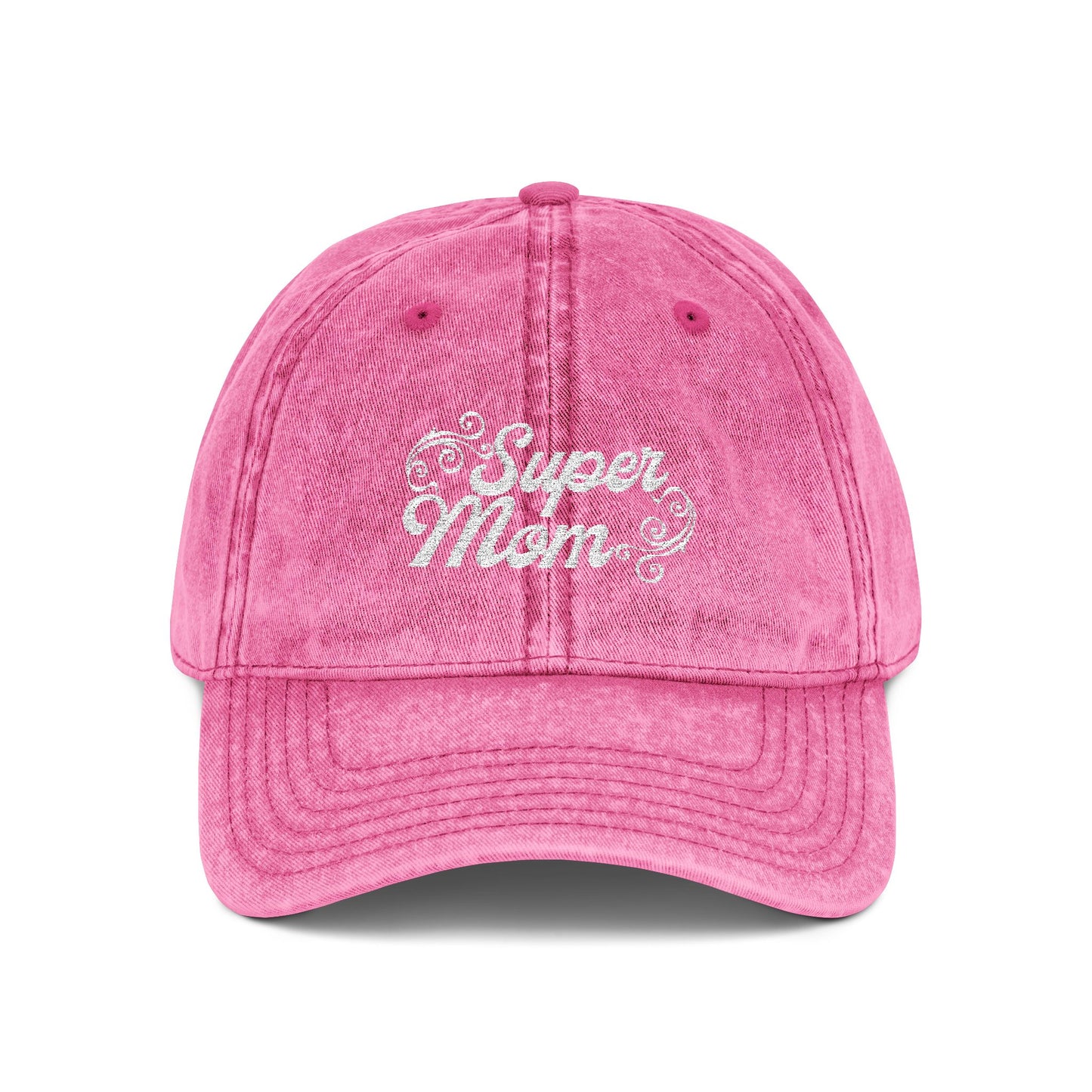 Super Mom Vintage Cap / Embroidered