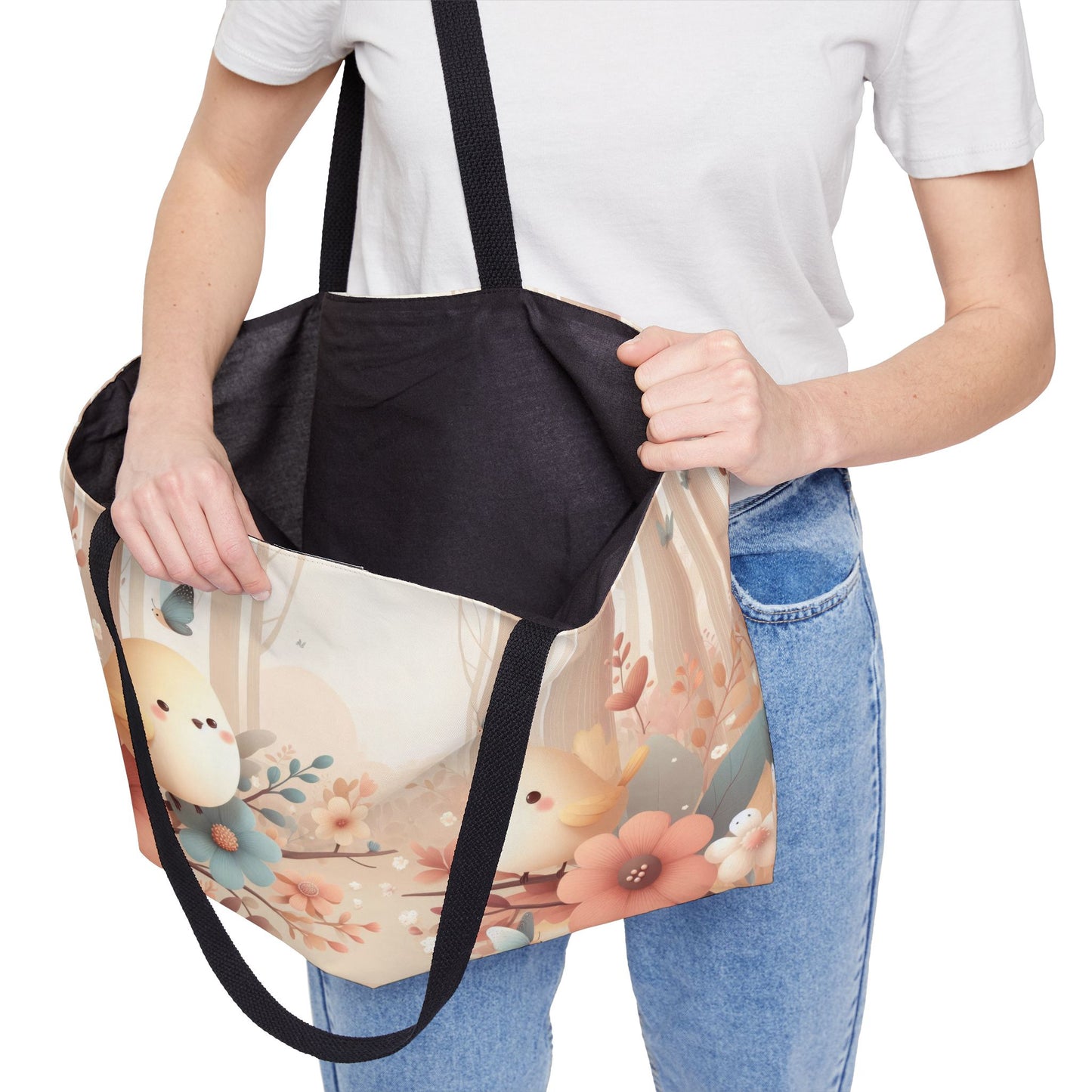 Pastel Canaries Tote Bag