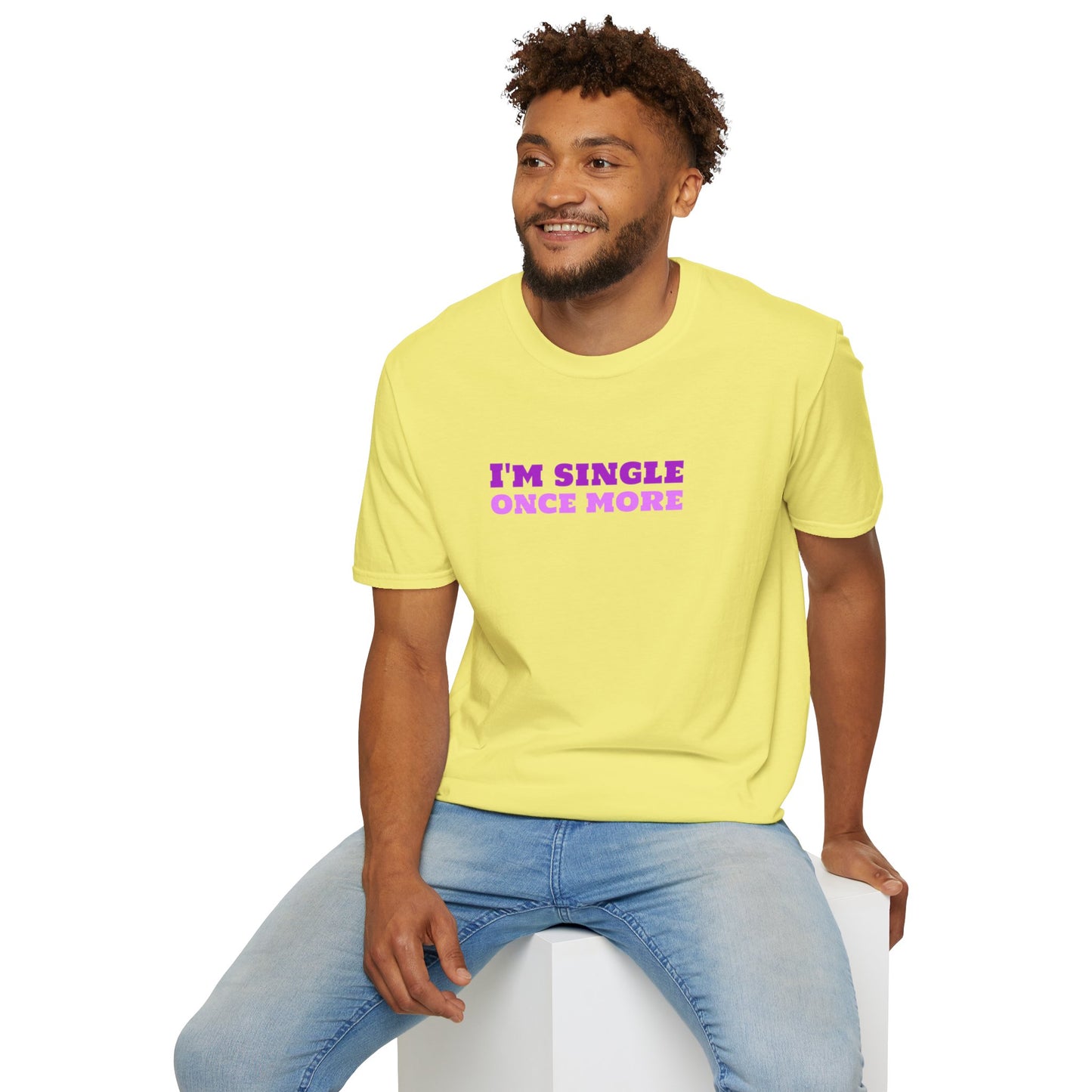 I'm Single Once More Unisex Softstyle T-Shirt