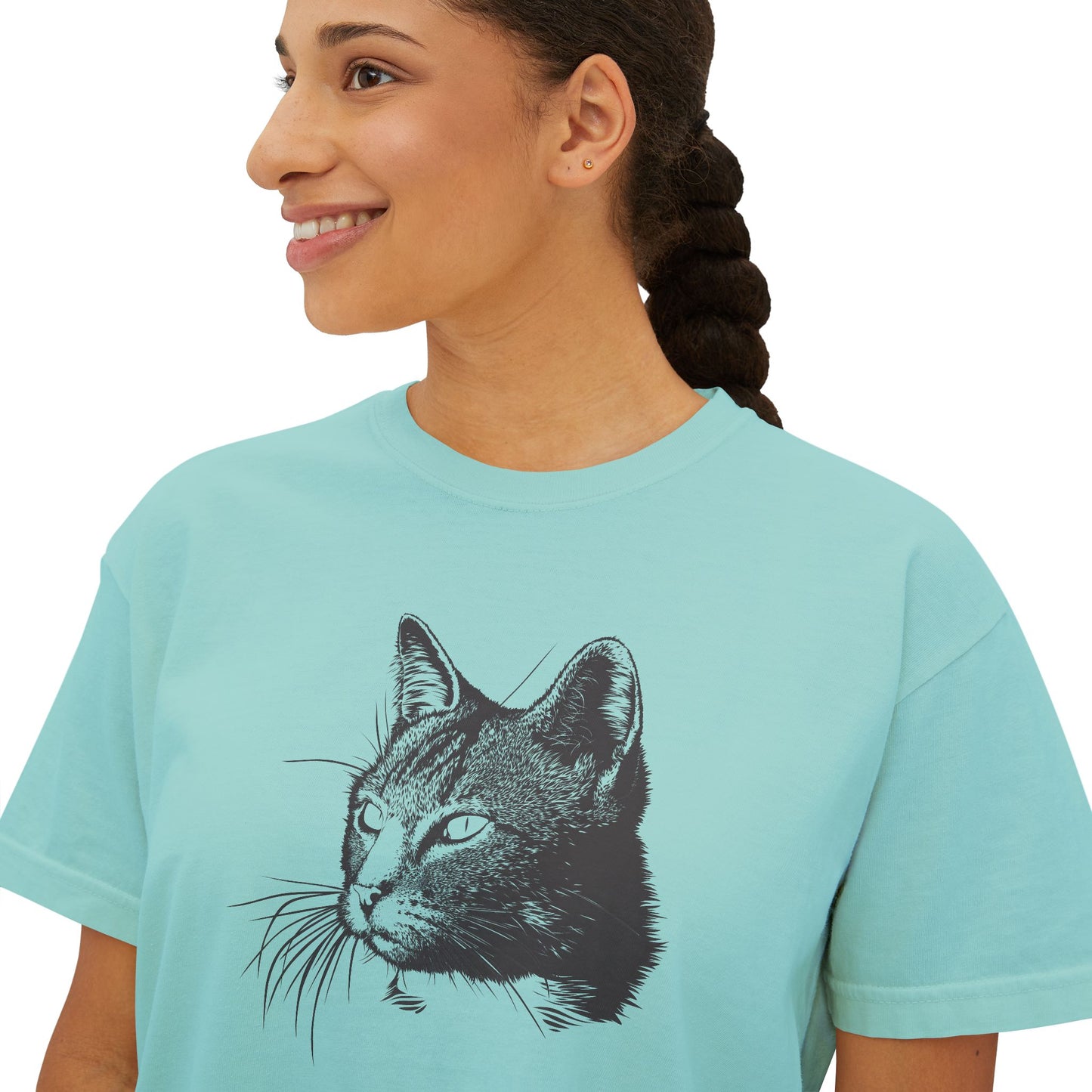 Cat Women's Boxy Tee