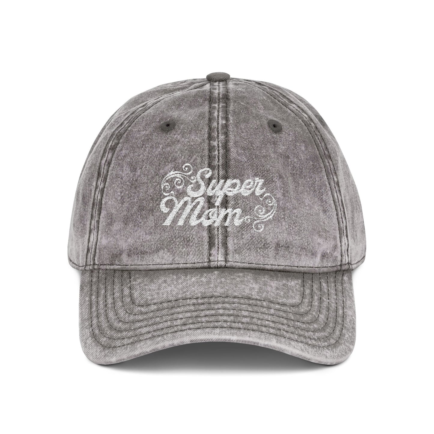 Super Mom Vintage Cap / Embroidered