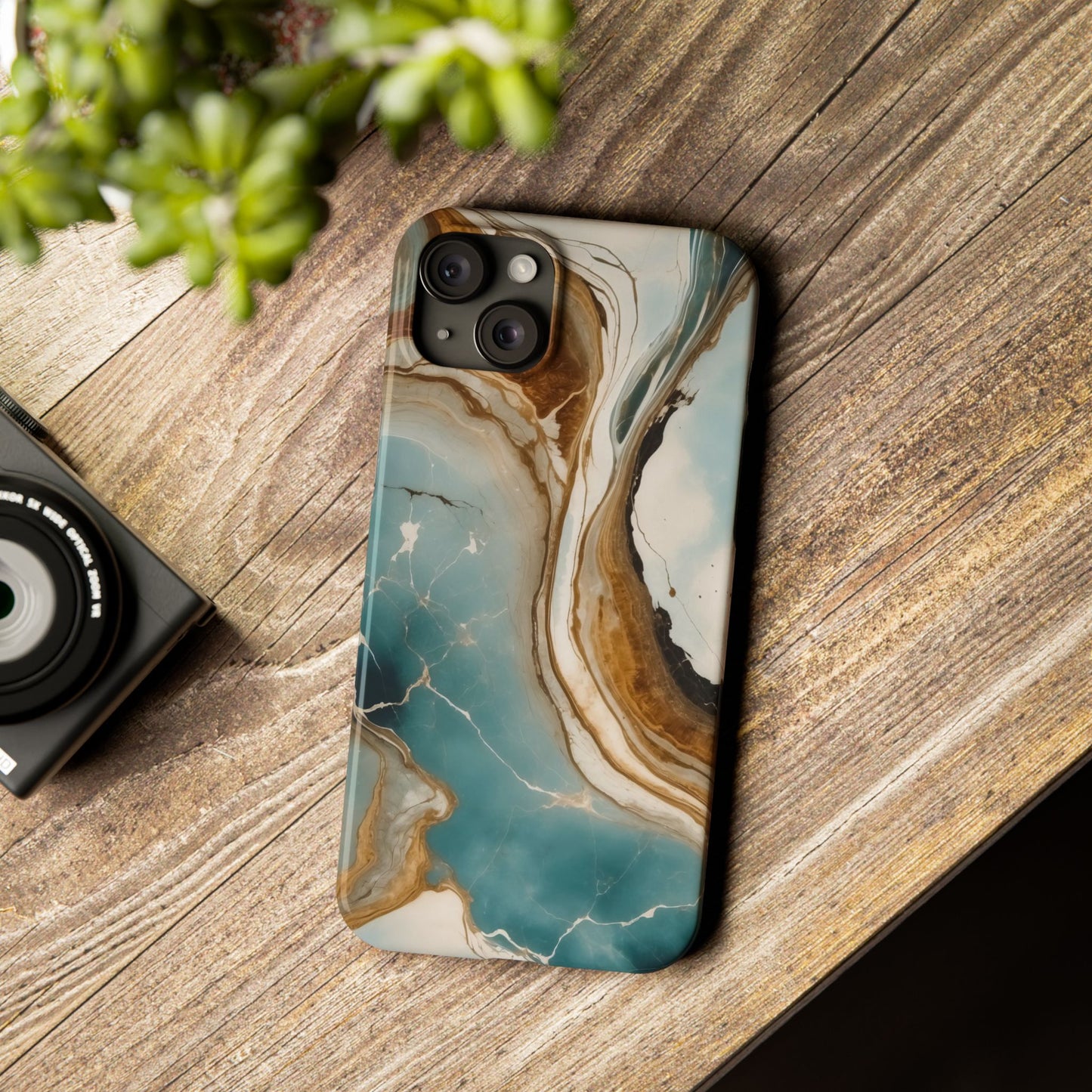 Marble Slim Phone Case, Stylish Protective Cover