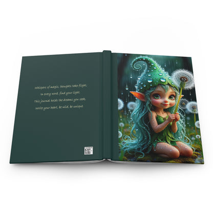 Whimsical Fairy Journal, Nature Inspired Notebook, Magic Doodle Diary