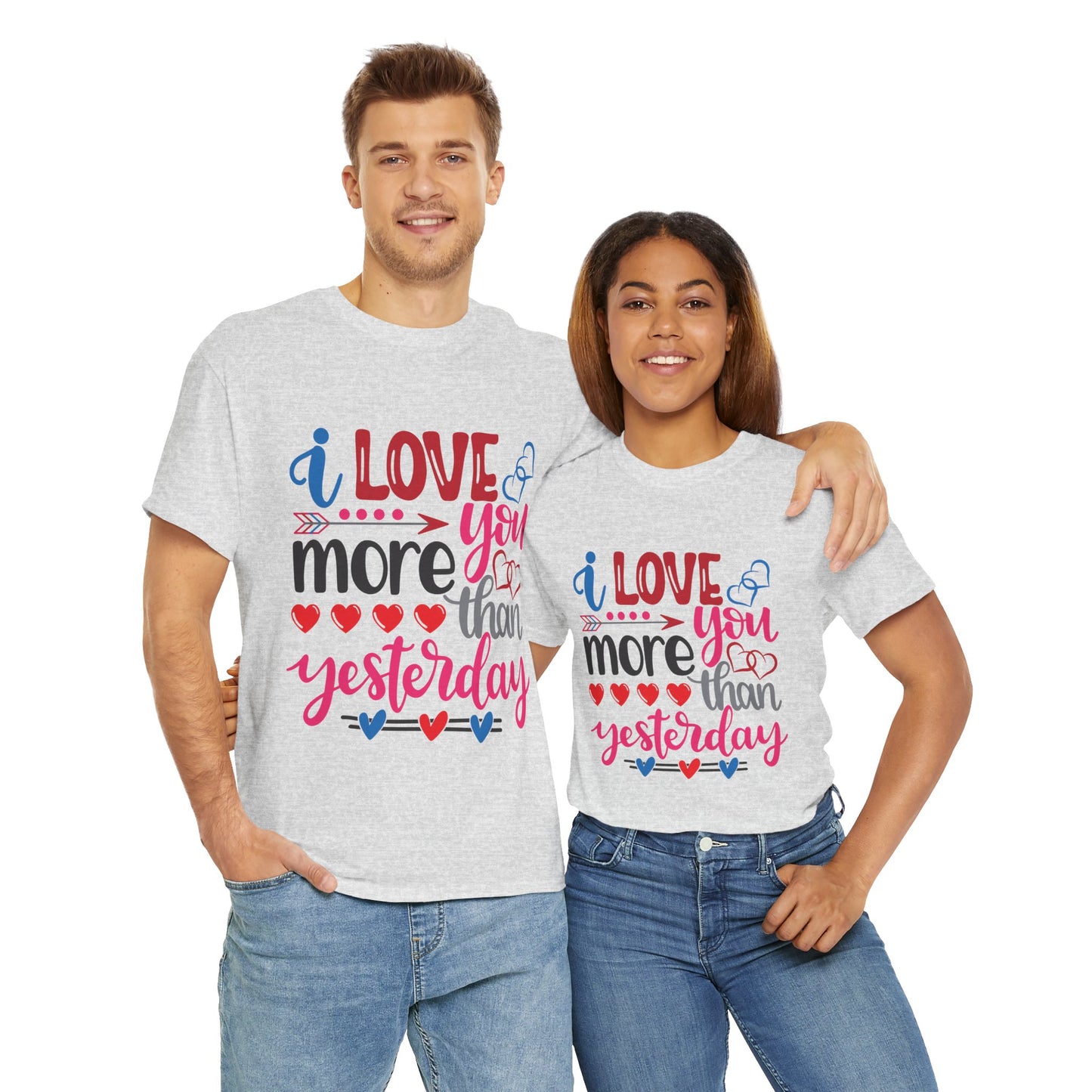I Love You More Than  Tee, Anniversary Gift Shirt