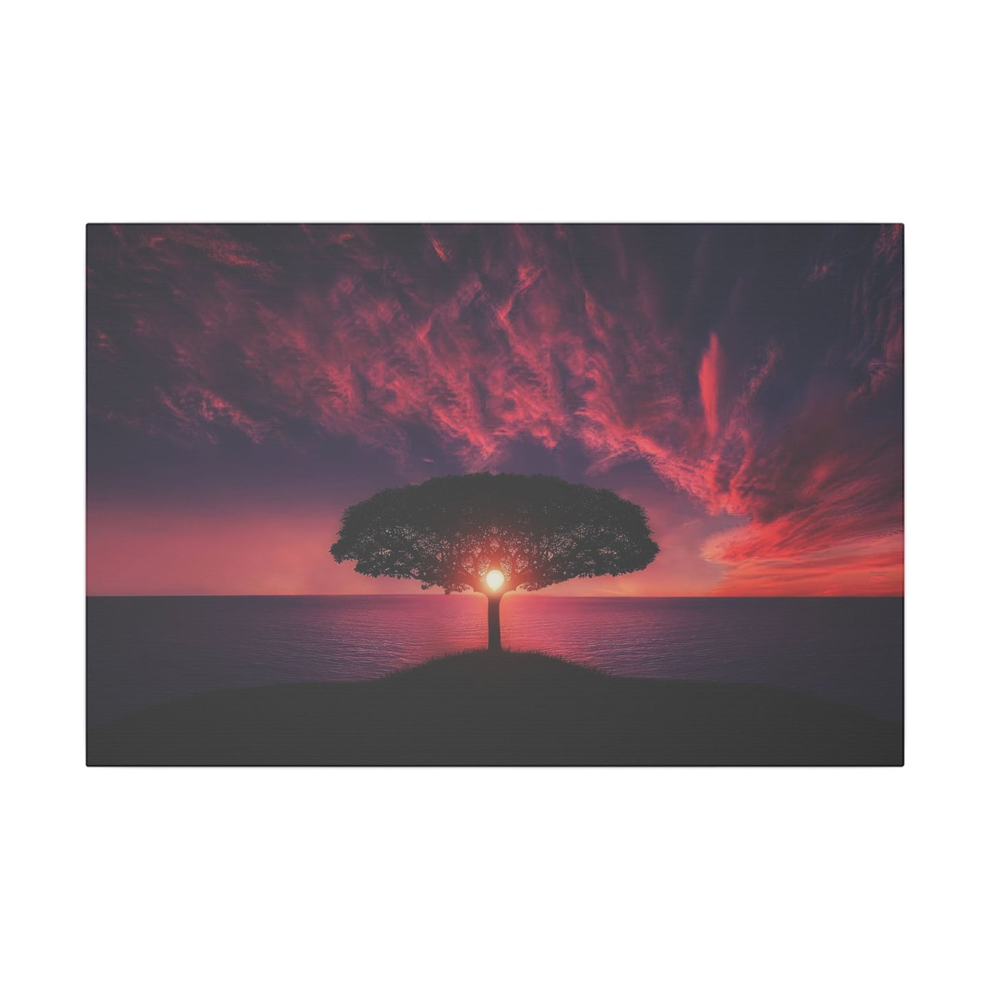 Golden Hour Through the Leaves - Canvas Print