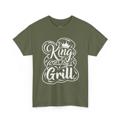 King of the Grill Heavy Cotton Tee - Perfect Gift for BBQ Lovers
