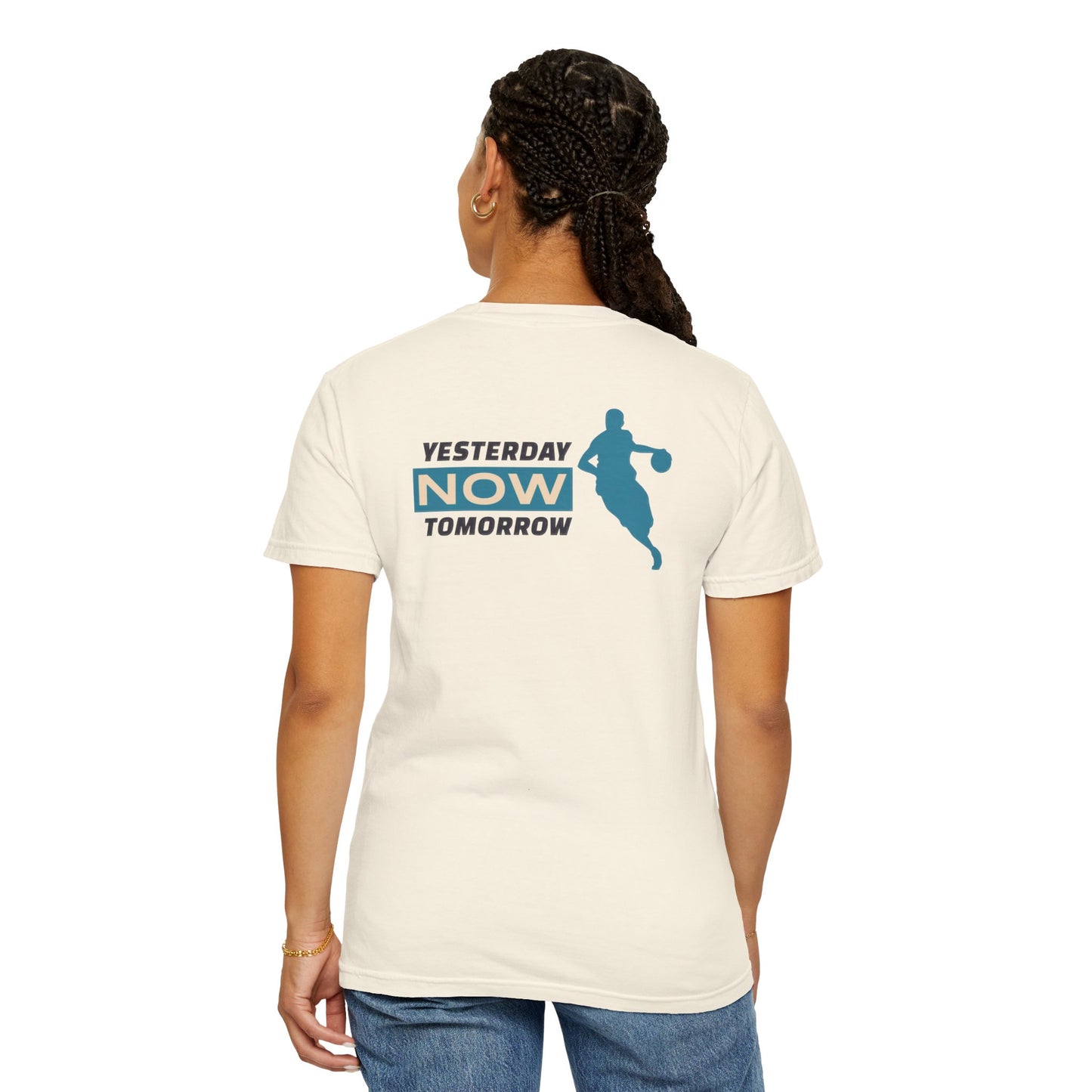 Yesterday Now Tomorrow Unisex Garment-Dyed T-shirt