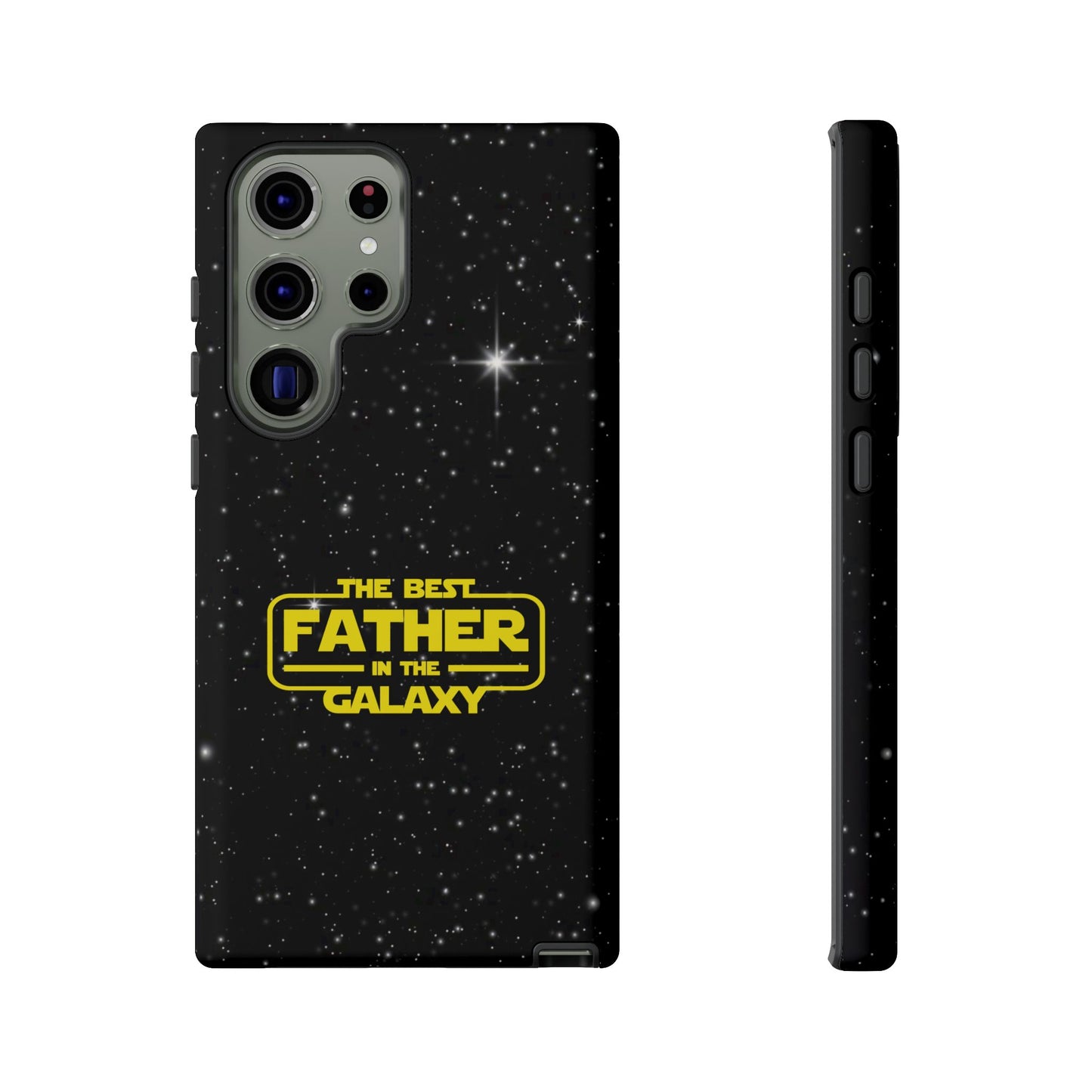 Galaxy-Themed Samsung Tough Case - Perfect Gift for the Best Father