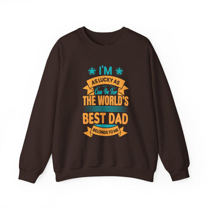 World's Best Dad Sweatshirt | Unisex Heavy Blend™ Crewneck