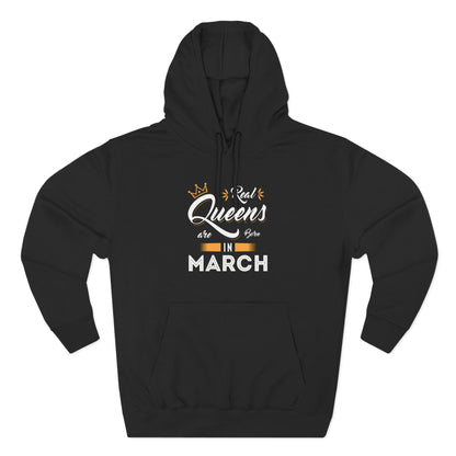 Personalized Birthday Hoodie — "Real Queens are born in ..."