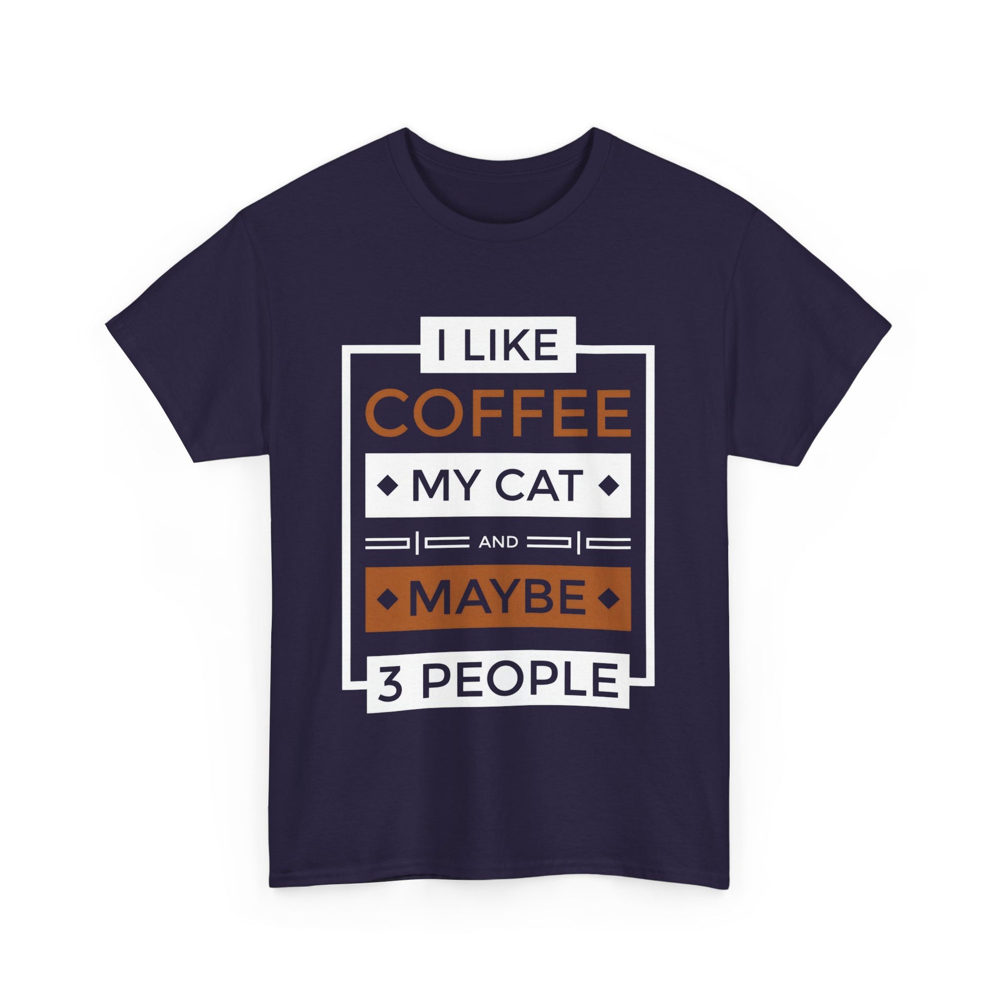 Jakers Coffee Cat Lover T-shirt, Funny Graphic Tee, Gift for Cat Owners, Cat Mom Shirt, Introvert Tee, Gift for Cat Lovers