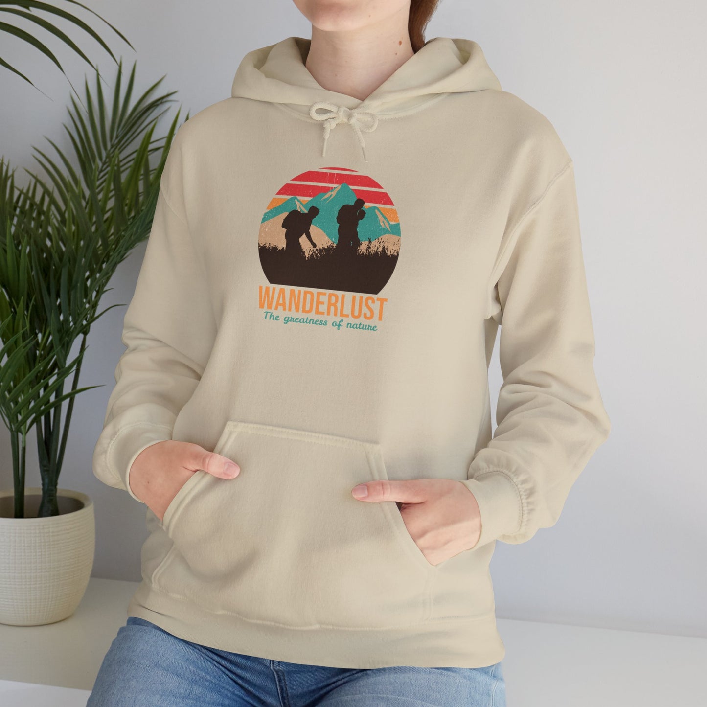 Wanderlust The Greatness Of Nature Unisex Heavy Blend™ Hooded Sweatshirt