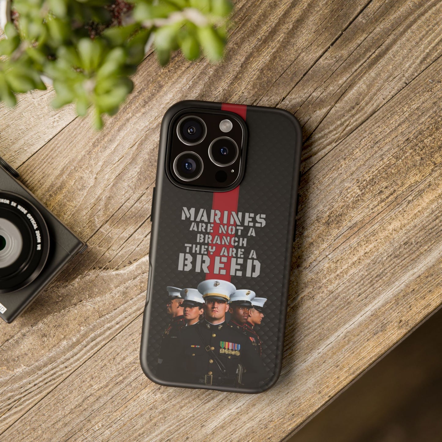 Marine Corps Tough iPhone Case - Proud Military Supporter