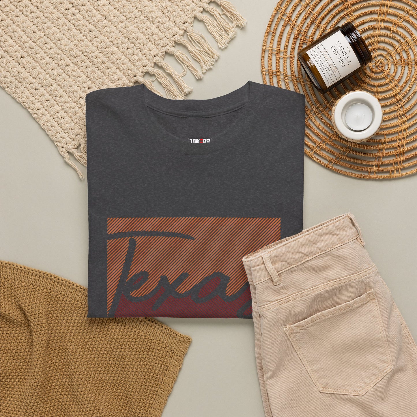 Texas Unisex Heavy Cotton Tee - Retro Style Tee for Texas Lovers