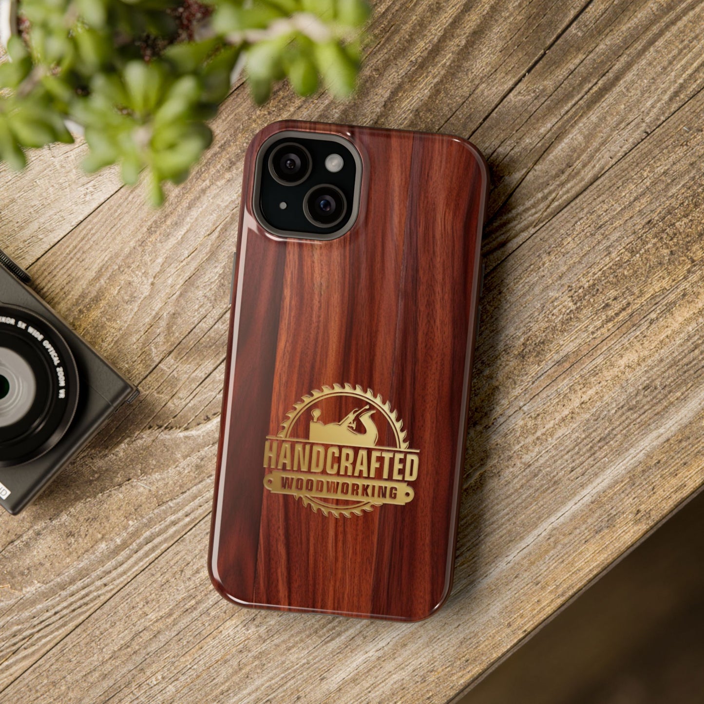 Woodworking Logo Magnetic iPhone Case