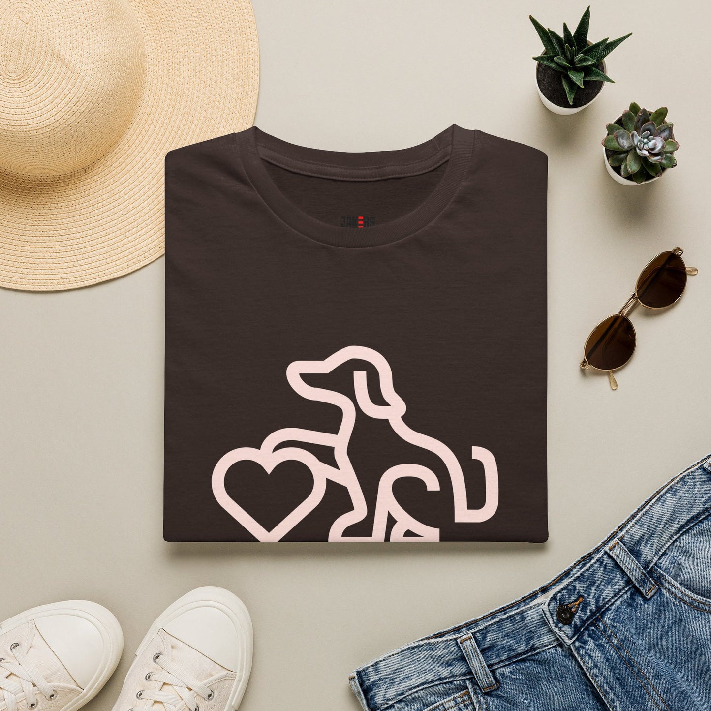 Dog Lover Unisex T-Shirt - At Least My Dog Loves Me